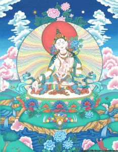 Изображение Белой Тары работы Эллы Брюер